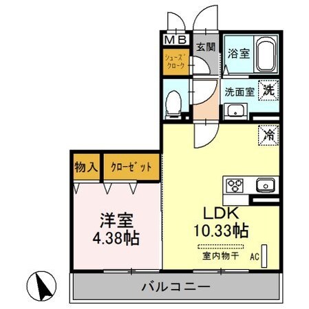 グレイススクエアの物件間取画像